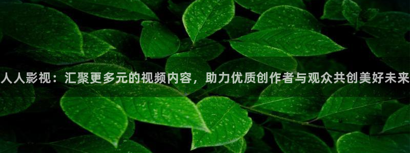人人影视：汇聚更多元的视频内容，助力优质创作者与观众共创美好未来